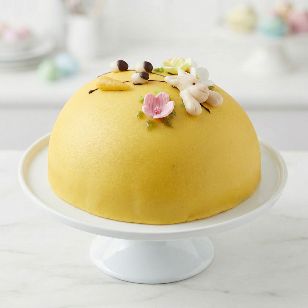 Keltainen pääsiäiskakku (sis. Manteli, Laktoositon)