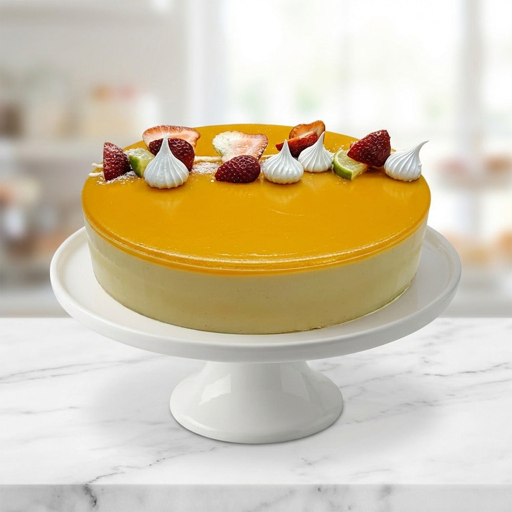 Mangojuustokakku (Laktoositon)